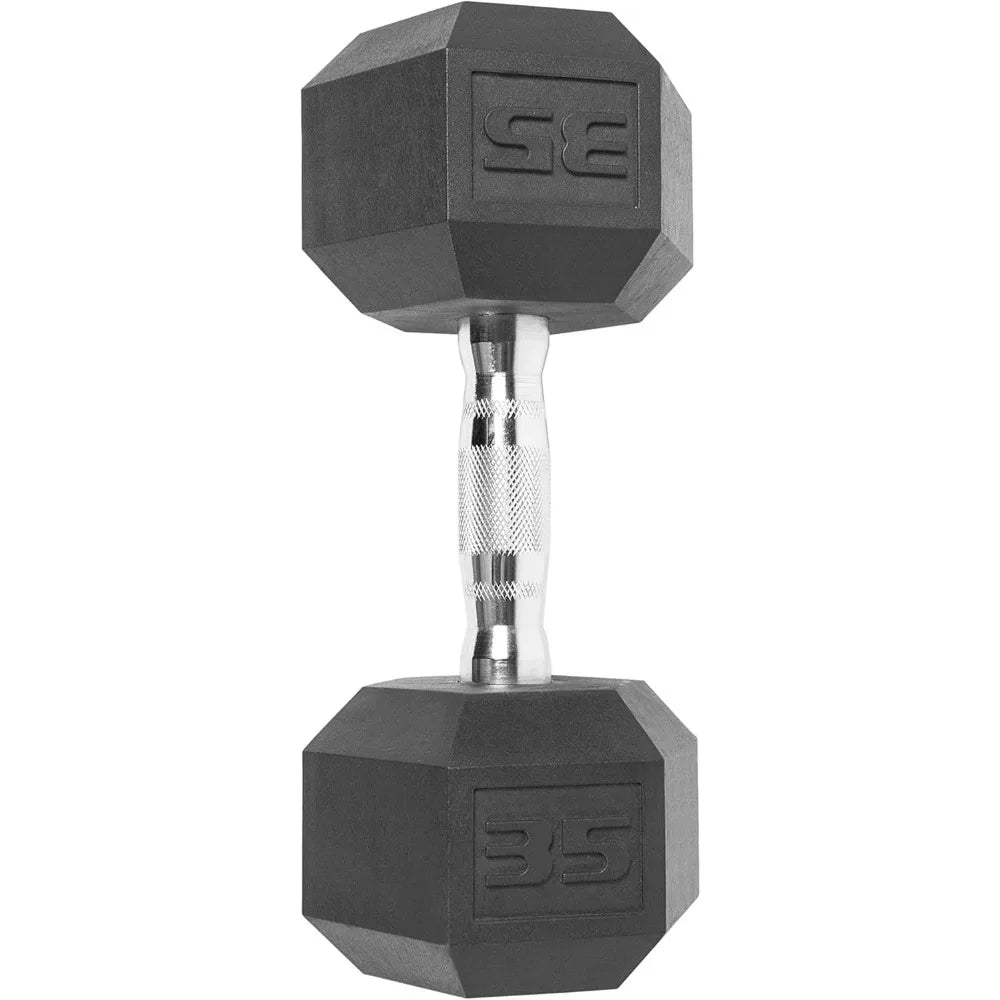 Hexagonal Coated CAP Dumbbell