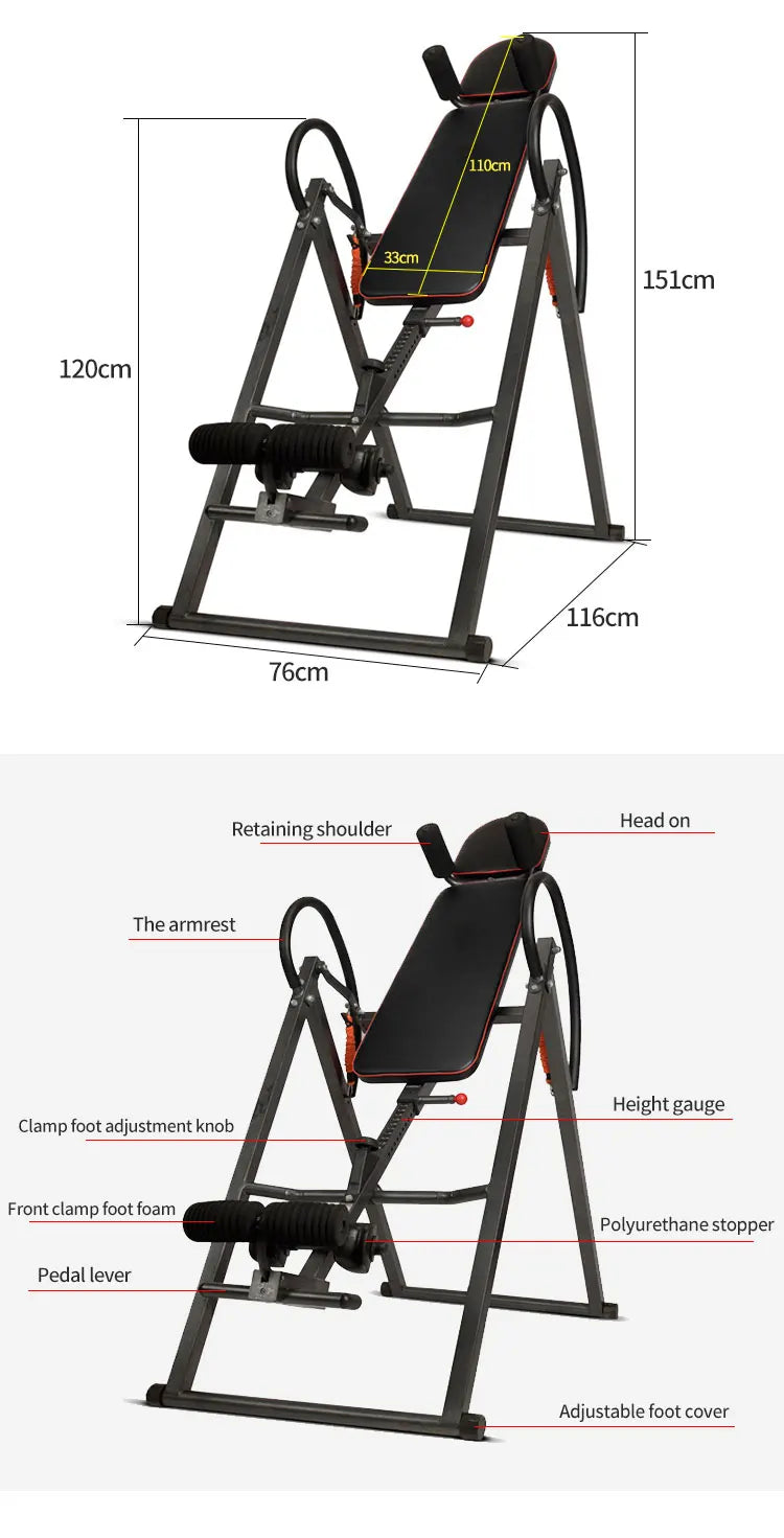 Home Fitness Equipment for Waist Stretching and Lifting, Inverted Hangers and Inverted Machines