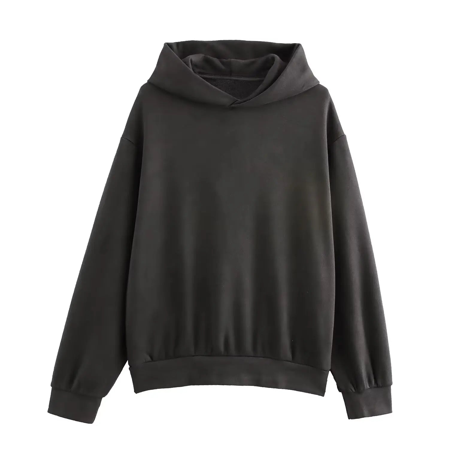 2025 Autumn/Winter new  women's multi-color selection classic simple all-in-one hooded loose long-sleeved hoodie sweatpants