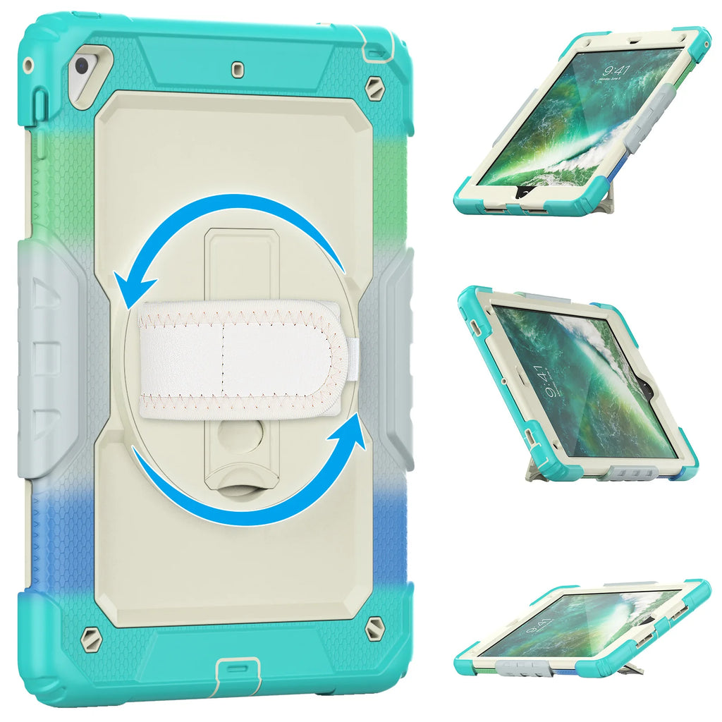 360 Rotating Tablet Case for IPad Air 4 5 10th 10.9 2022 Mini 6 Pro 9.7 9th 8th 7th 10.2 11 2020 2021 2018 Protective Cover