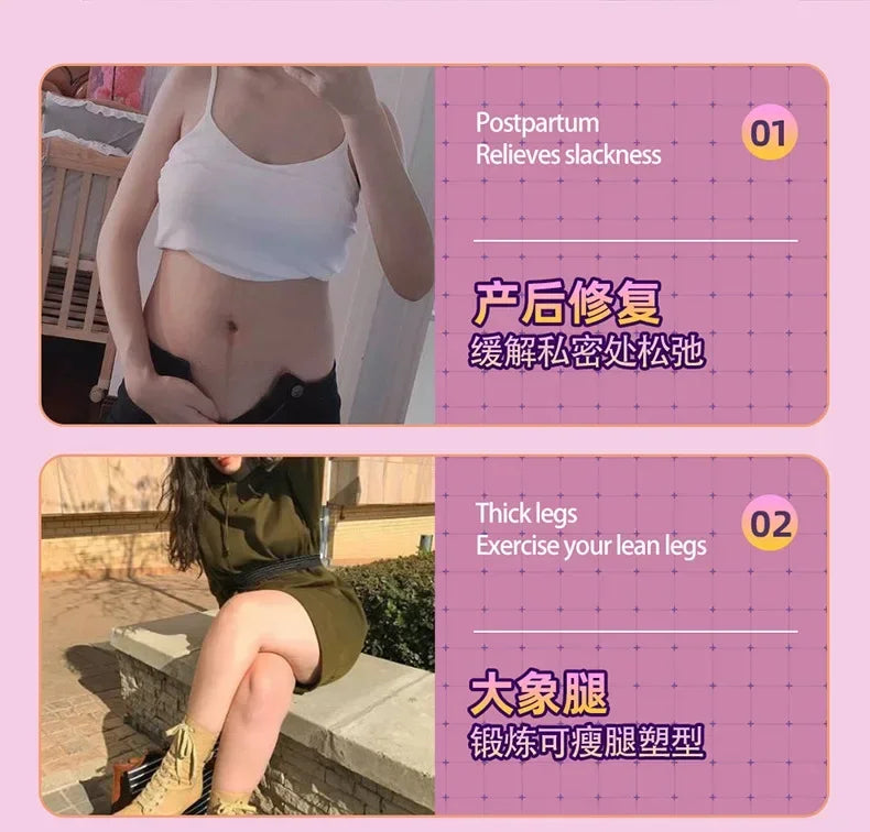 Digital counter hip leg trainer pelvic floor muscle strength adjustable leg exerciser internal thigh fitness equipment