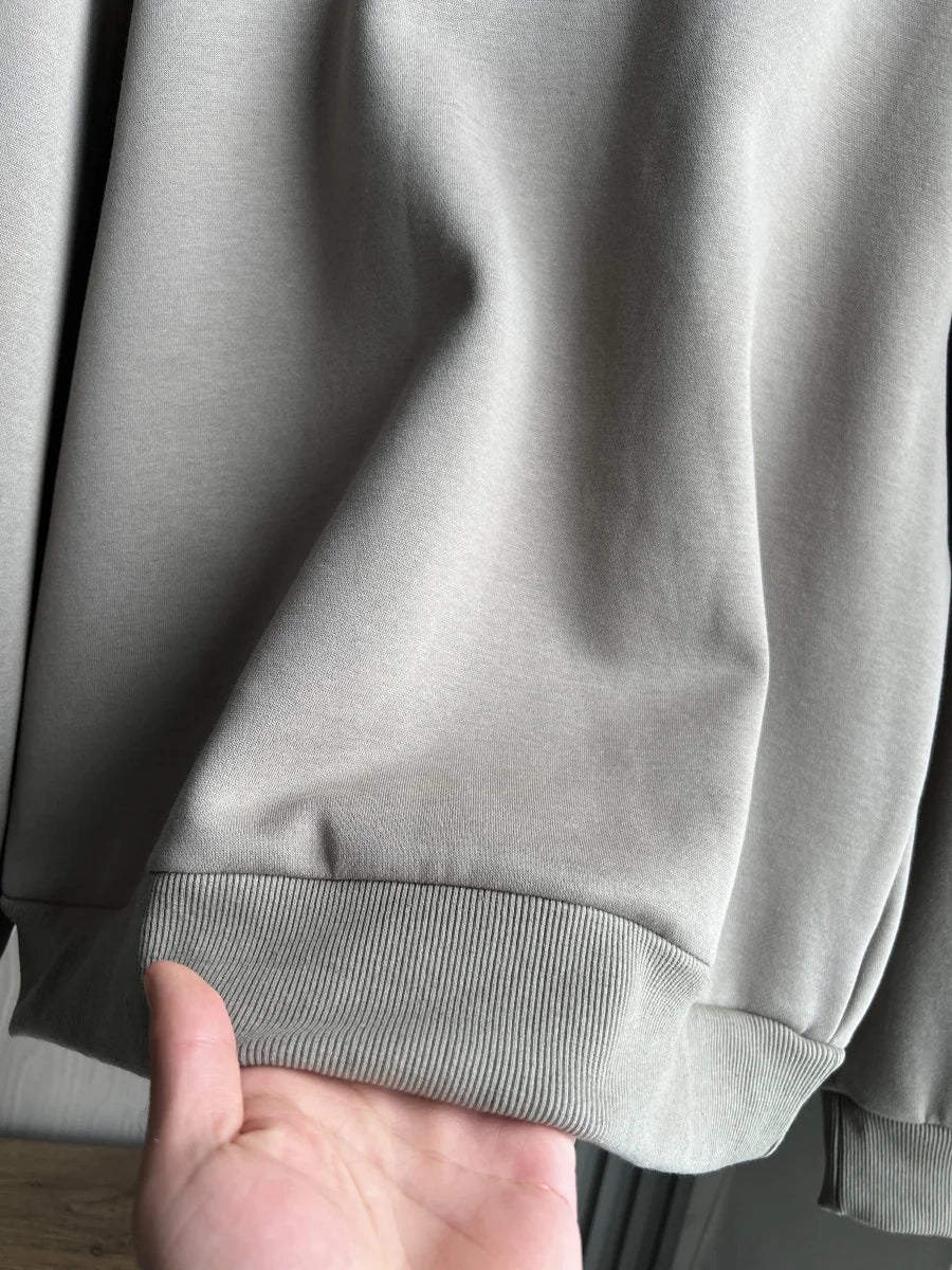 2025 Autumn/Winter new  women's multi-color selection classic simple all-in-one hooded loose long-sleeved hoodie sweatpants