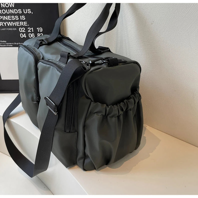 Gym Fitness Bag Large Storage Outdoor Travel Sports Training Commuting Camping Shoulder Bags Business Trip Crossbody Tote Pack