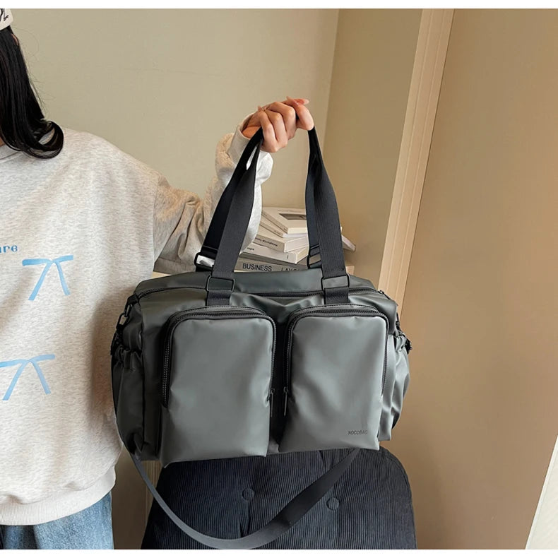 Gym Fitness Bag Large Storage Outdoor Travel Sports Training Commuting Camping Shoulder Bags Business Trip Crossbody Tote Pack