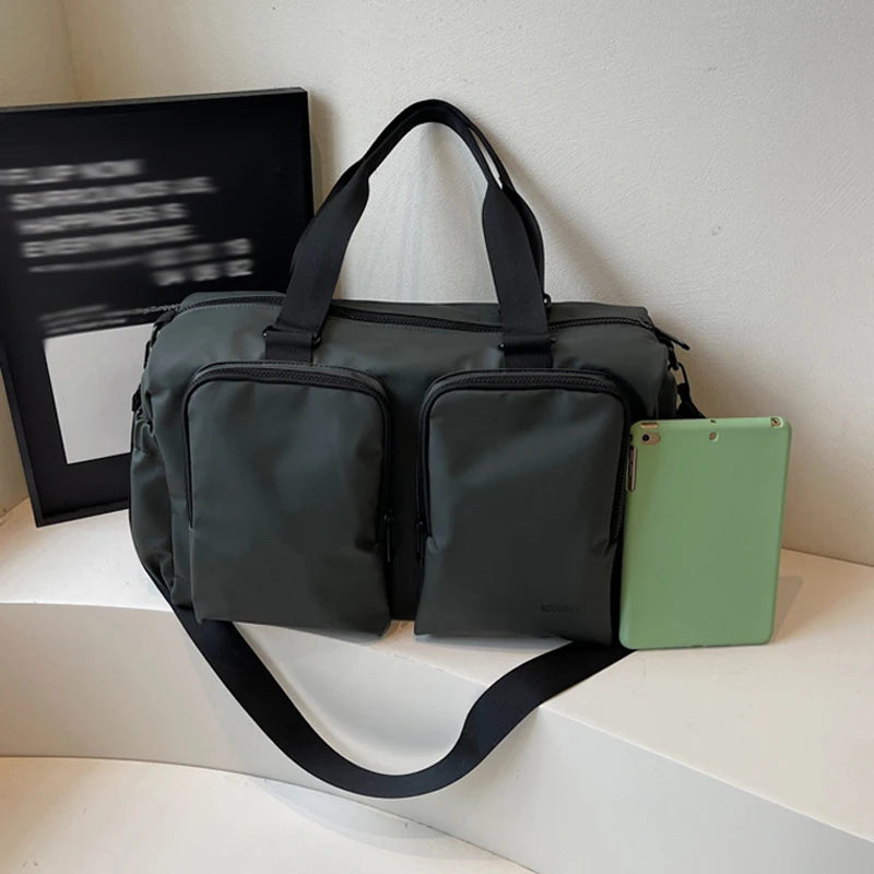 Gym Fitness Bag Large Storage Outdoor Travel Sports Training Commuting Camping Shoulder Bags Business Trip Crossbody Tote Pack