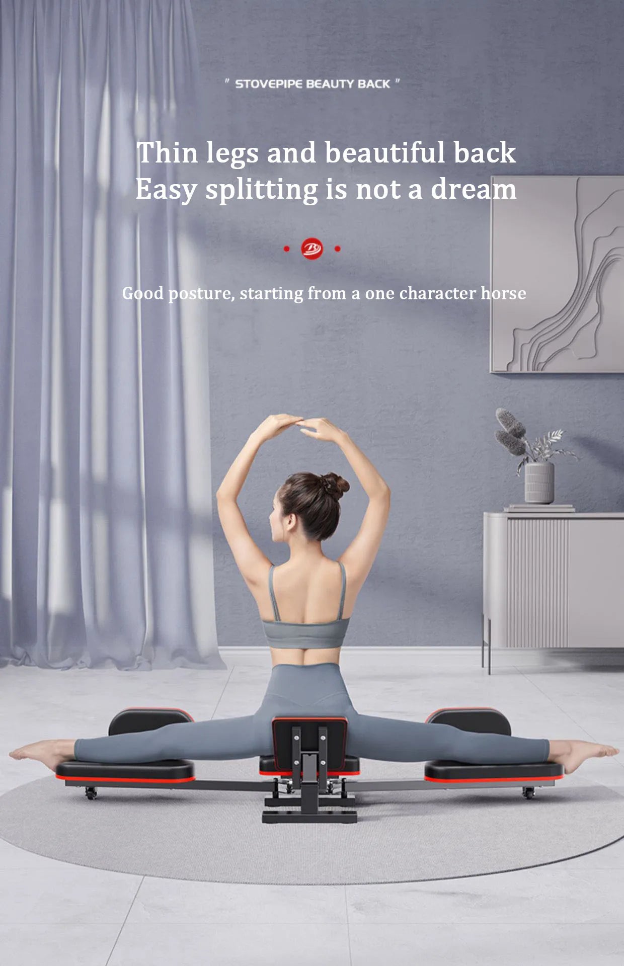 Leg Trainer Stretching Artifact Fitness Equipment Machine Physical Exercise Sports Home Gym Splitting Splitting The Hips Workout