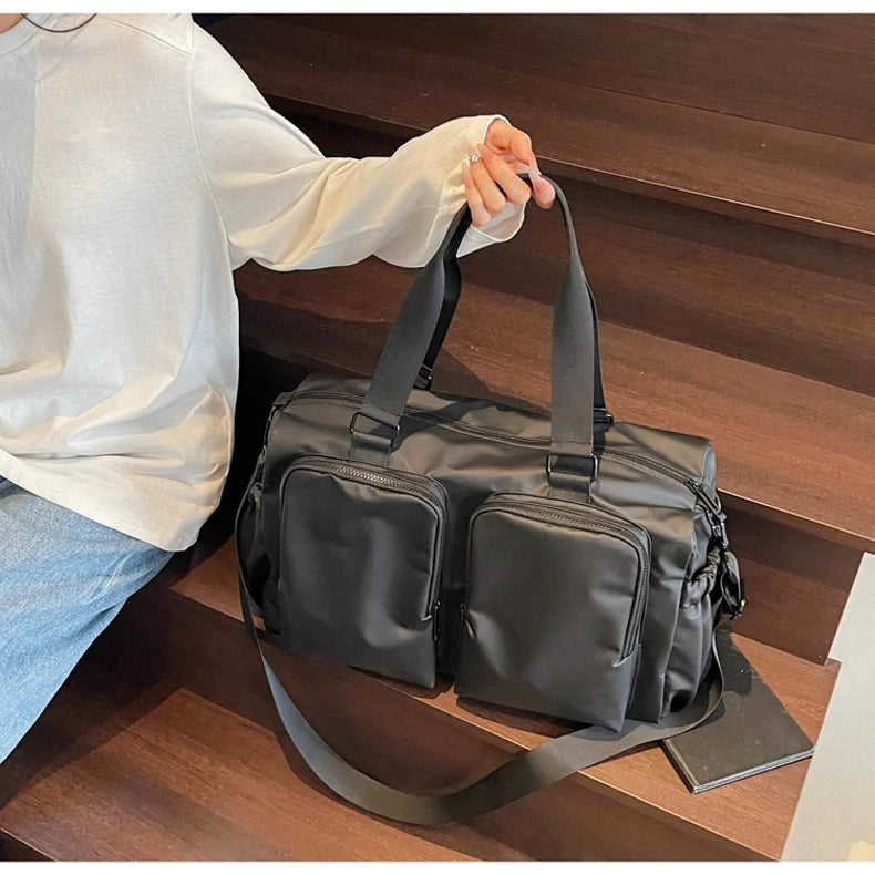 Gym Fitness Bag Large Storage Outdoor Travel Sports Training Commuting Camping Shoulder Bags Business Trip Crossbody Tote Pack