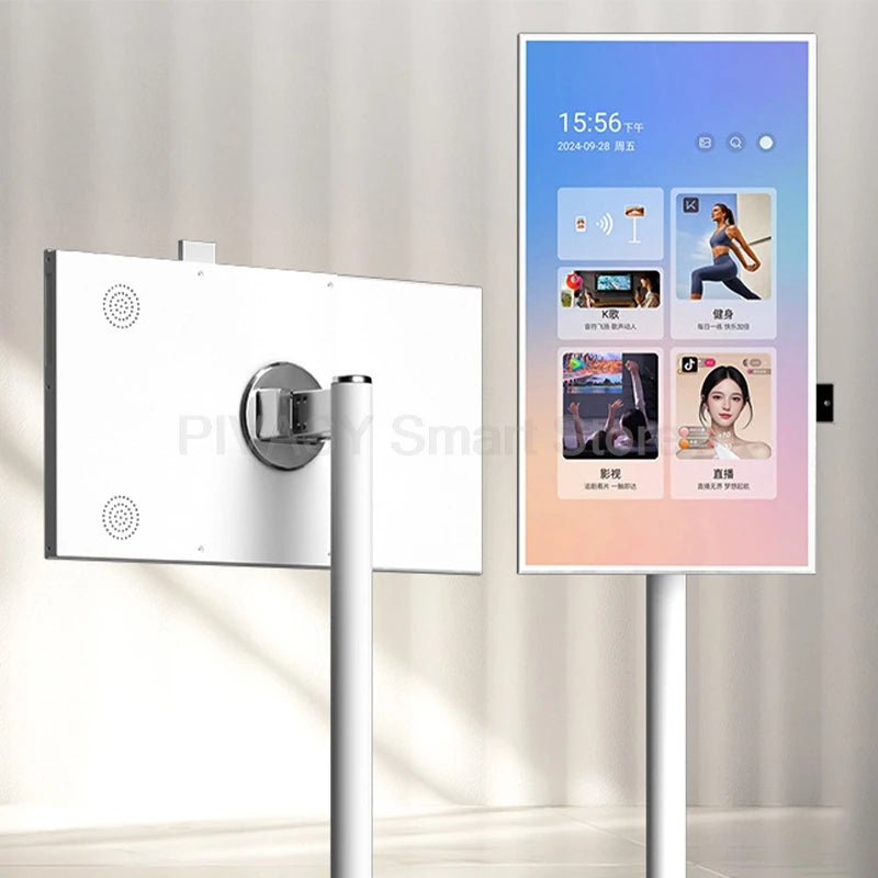 Popular 21.5 Inch Portable Smart Tv Smart Display Touch Screen Android 12 Indoor Conference Mobile Monitor for Gym Gaming Live