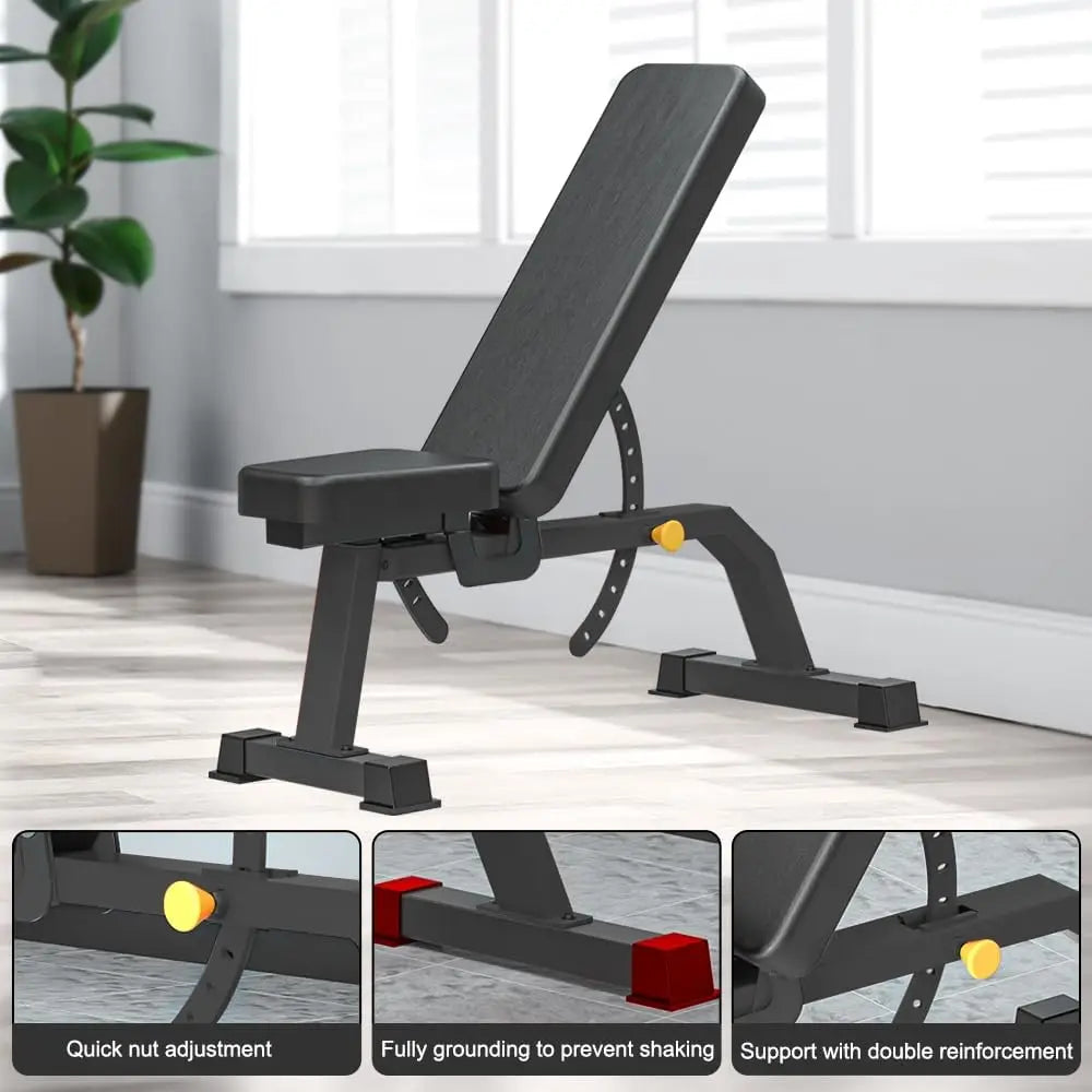 Adjustable Bench Professional Weight Bench Incline Flat Decline Sit Up Bench Dumbbell Stool