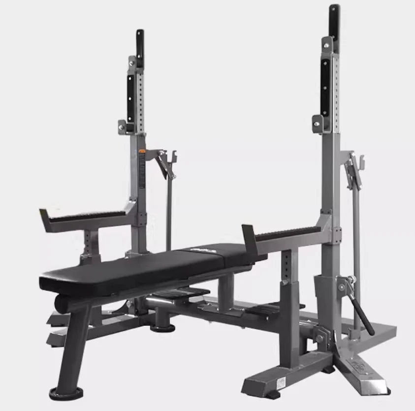 Gym Home Equipment Weightlifting Heavy Duty Adjustable Gym Bench IPF Combo Rack - Competition fitness accessories 2