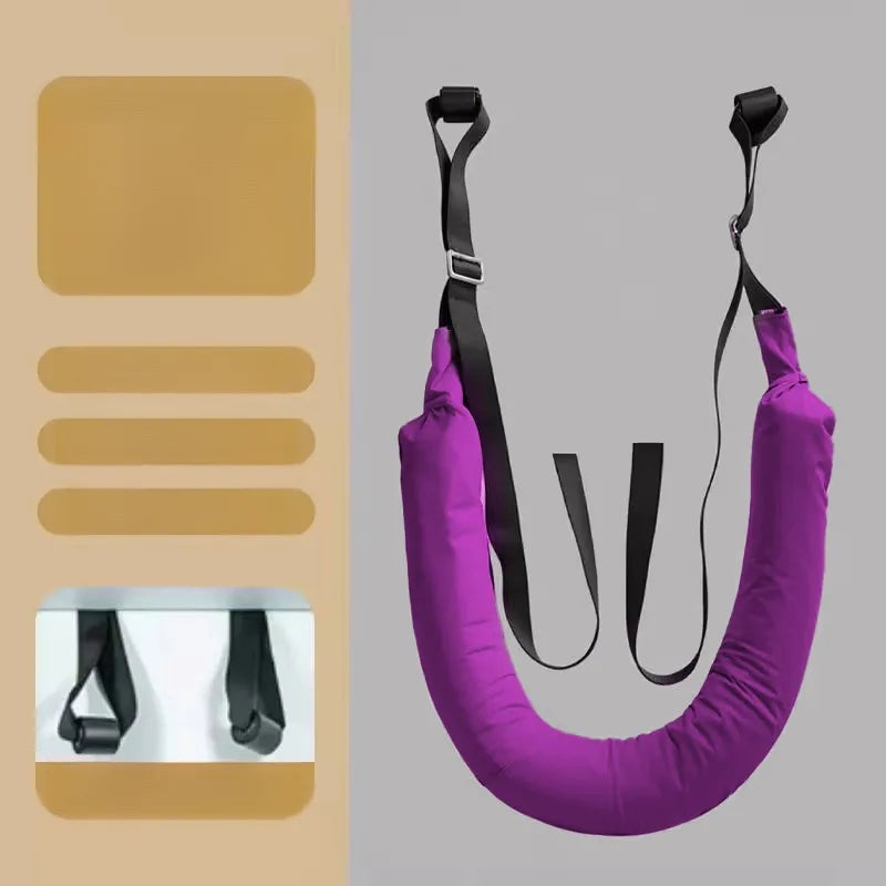 Home Lumbar Traction Belt Horizontal Bar Stretch Lumbar Suspension Belt Auxiliary Disc Protrusion Stretching Soothing Waist Belt