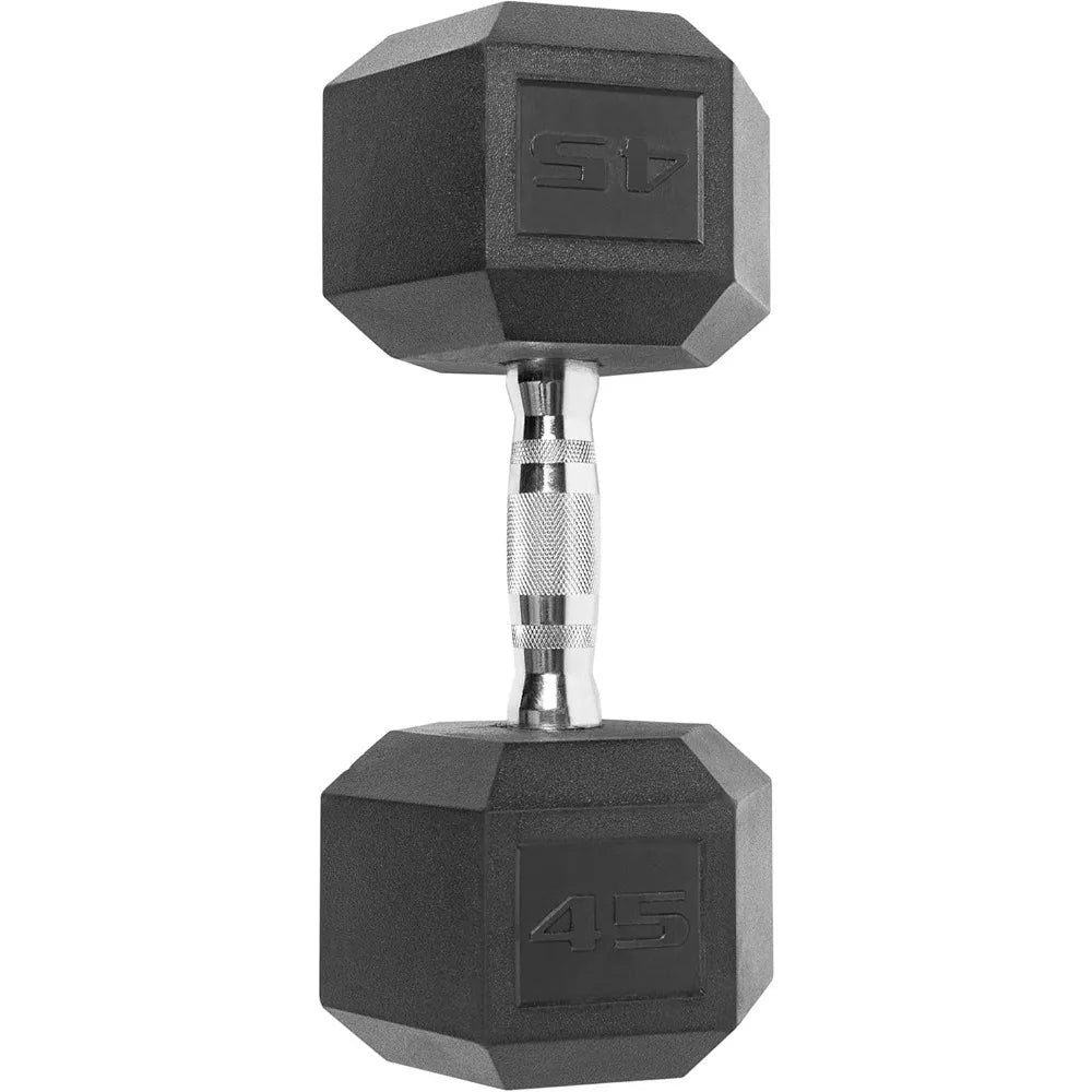 Hexagonal Coated CAP Dumbbell