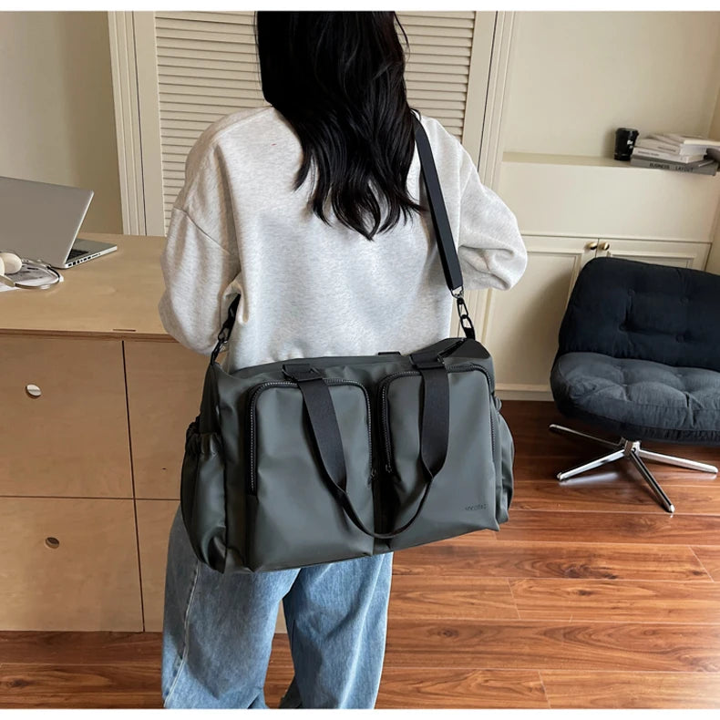 Gym Fitness Bag Large Storage Outdoor Travel Sports Training Commuting Camping Shoulder Bags Business Trip Crossbody Tote Pack