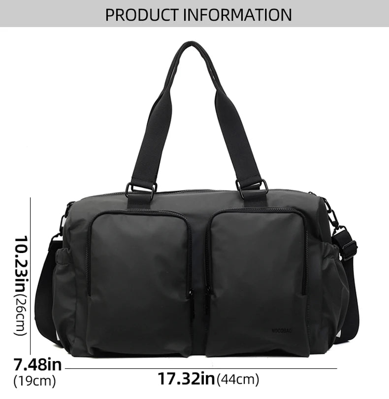 Gym Fitness Bag Large Storage Outdoor Travel Sports Training Commuting Camping Shoulder Bags Business Trip Crossbody Tote Pack