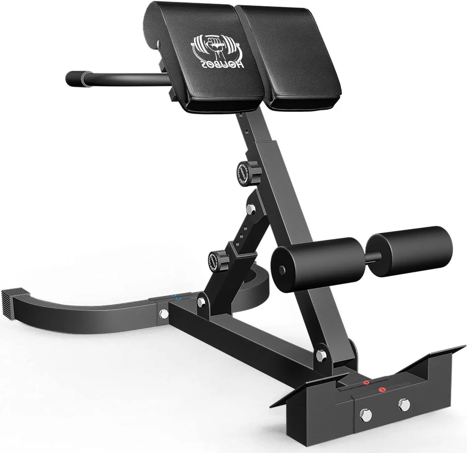 Hyper Back Extension Roman Chair Back Extension Bench Machine for Glute Hamstring and Lower Back Multi-Functional Bench for Full