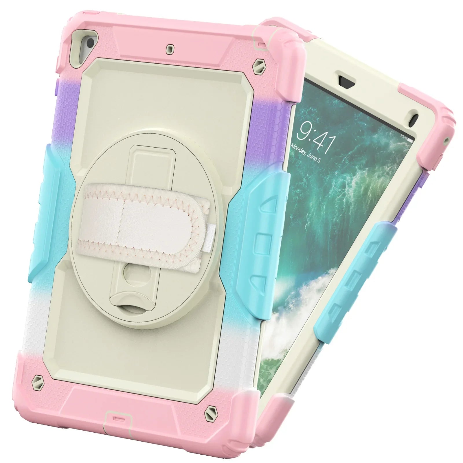 360 Rotating Tablet Case for IPad Air 4 5 10th 10.9 2022 Mini 6 Pro 9.7 9th 8th 7th 10.2 11 2020 2021 2018 Protective Cover