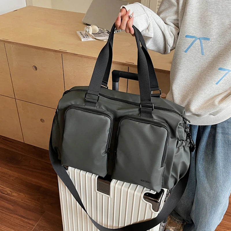 Gym Fitness Bag Large Storage Outdoor Travel Sports Training Commuting Camping Shoulder Bags Business Trip Crossbody Tote Pack