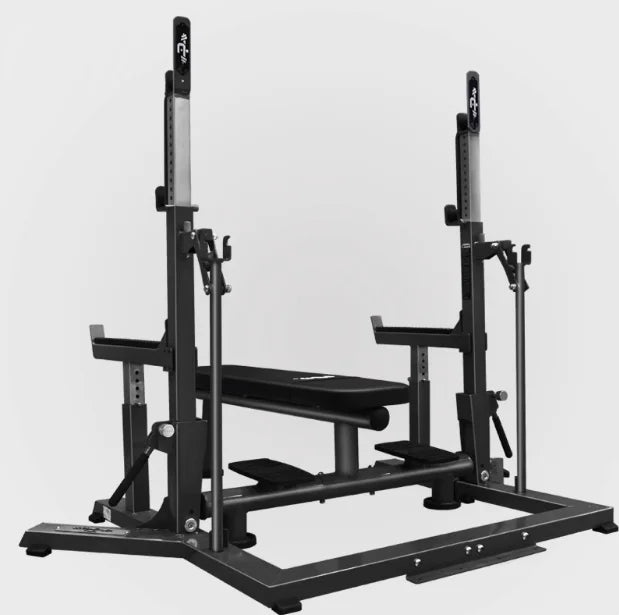Gym Home Equipment Weightlifting Heavy Duty Adjustable Gym Bench IPF Combo Rack - Competition fitness accessories 2