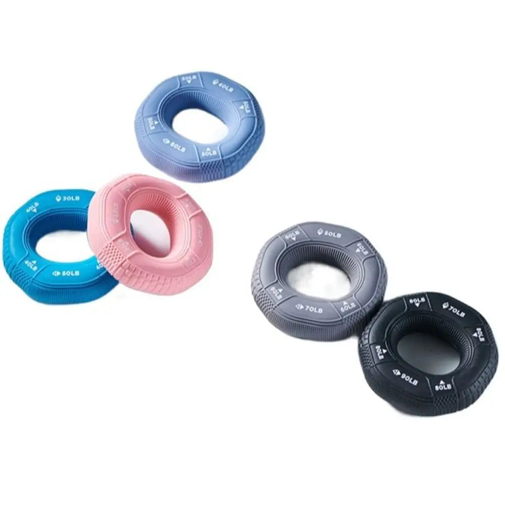Carpal Expander 20-90LB Hand Grip Ring Portable Silicone Finger Trainer Grip Exerciser Muscle Finger Forearm Trainer Athlete
