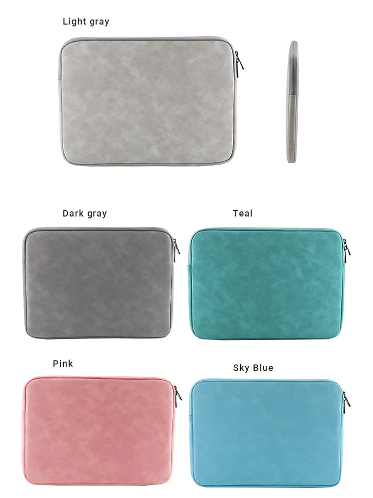 Tablet Sleeve Bags for 10.8-12.9 inch Handbag Case for iPad Samsung Xiaomi Lenovo Cover Shockproof Pouch Multi Pockets Anti-Dust