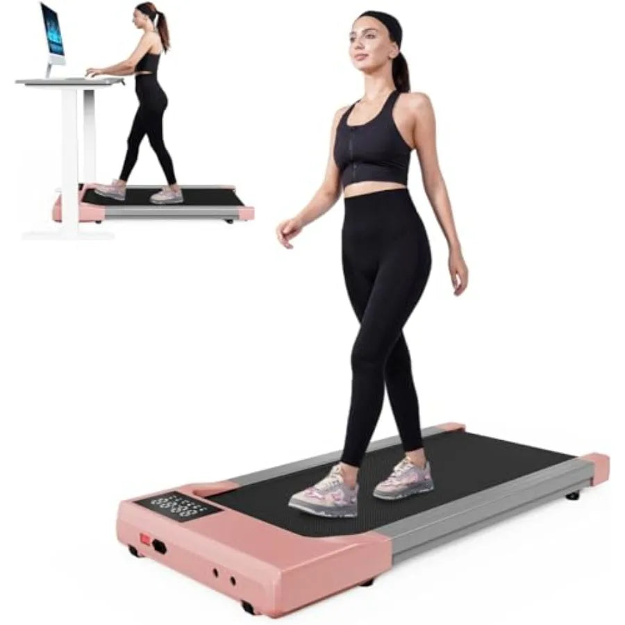 Walking Pad Under Desk Treadmill 3 in 1 Portable Treadmill with Remote Control LED Display 2.5 HP Quiet Walking Jogging Machine