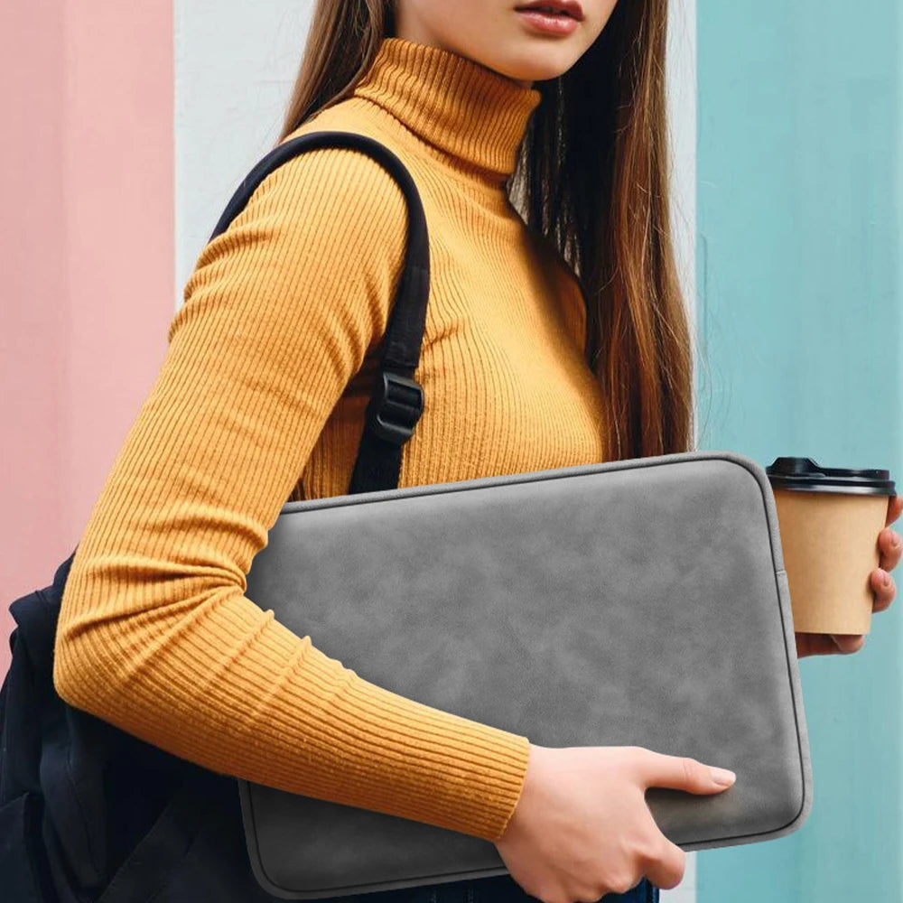 Tablet Sleeve Bags for 10.8-12.9 inch Handbag Case for iPad Samsung Xiaomi Lenovo Cover Shockproof Pouch Multi Pockets Anti-Dust