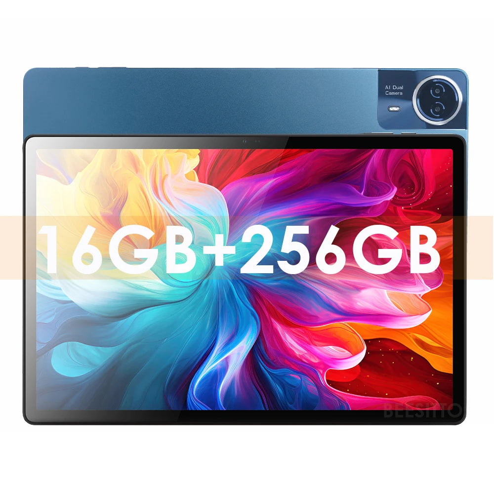 2025 Original New 14.1 Inch Big Screen 1920x1200 16GB +512GB ROM Tablets Android 14 Octa Core 4G LTE  Type-C GPS 12000mAH