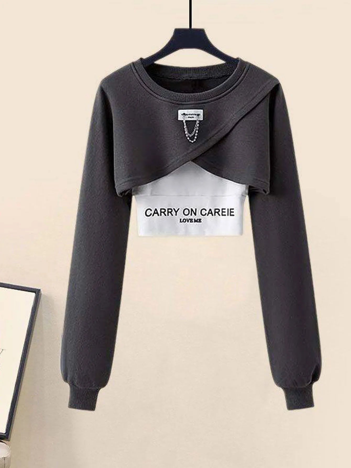 Y2K Women's Suits Comfortable and Energetic Casual Loose Sportswear with Pockets and Drawstrings Women's Clothing