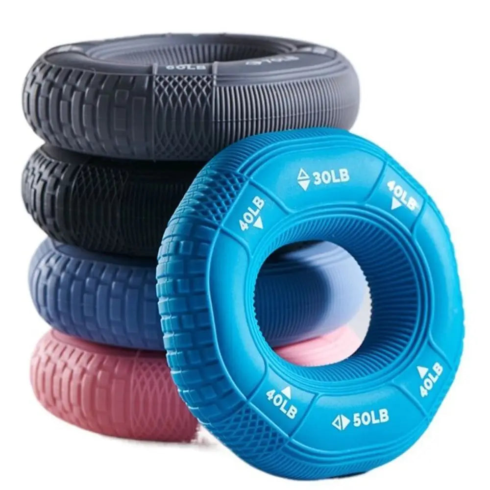 Carpal Expander 20-90LB Hand Grip Ring Portable Silicone Finger Trainer Grip Exerciser Muscle Finger Forearm Trainer Athlete