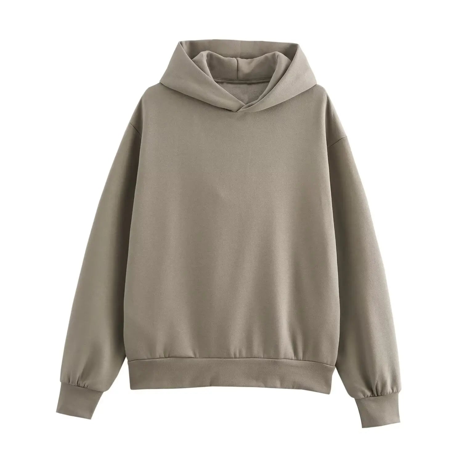 2025 Autumn/Winter new  women's multi-color selection classic simple all-in-one hooded loose long-sleeved hoodie sweatpants