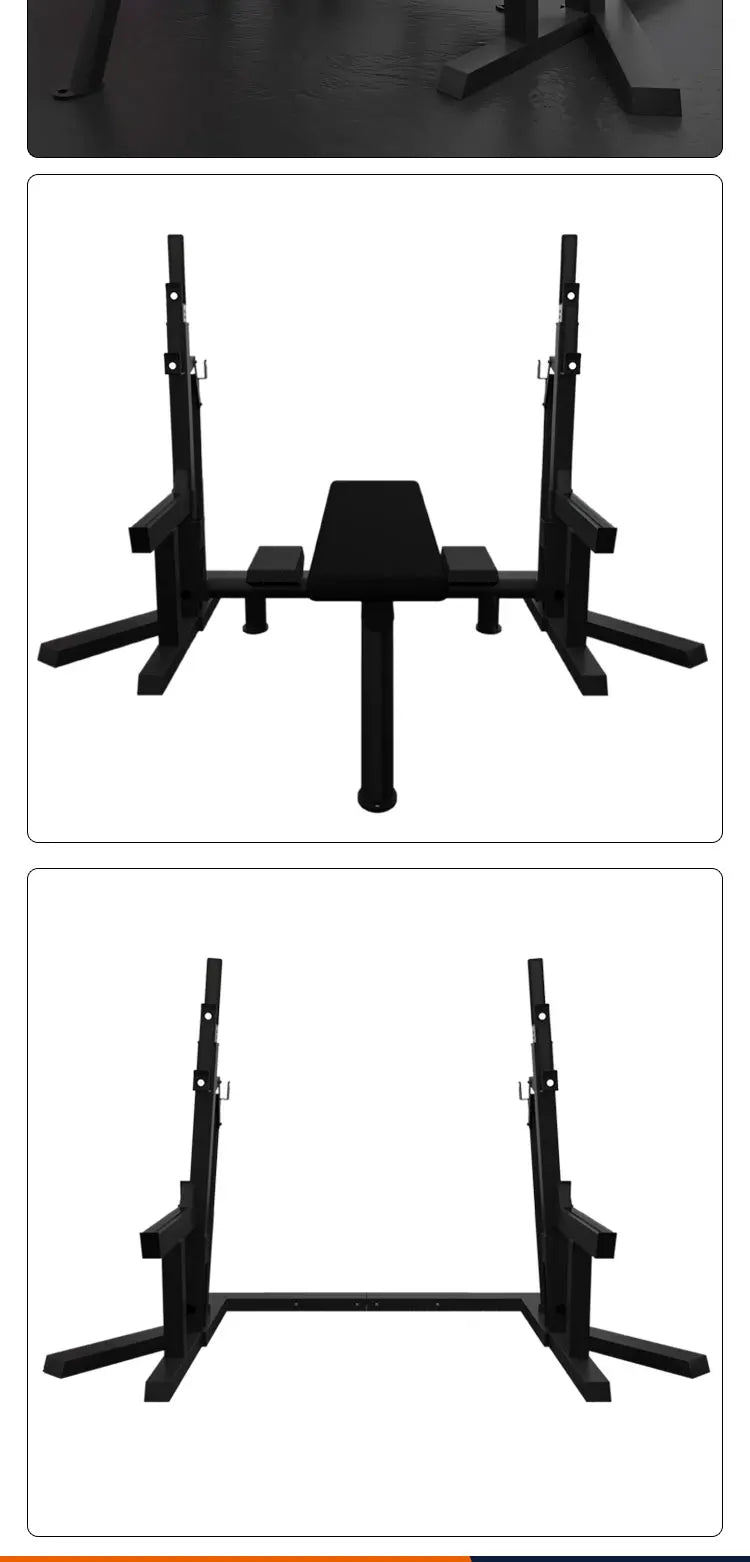 Gym Home Equipment Weightlifting Heavy Duty Adjustable Gym Bench IPF Combo Rack - Competition fitness accessories 2