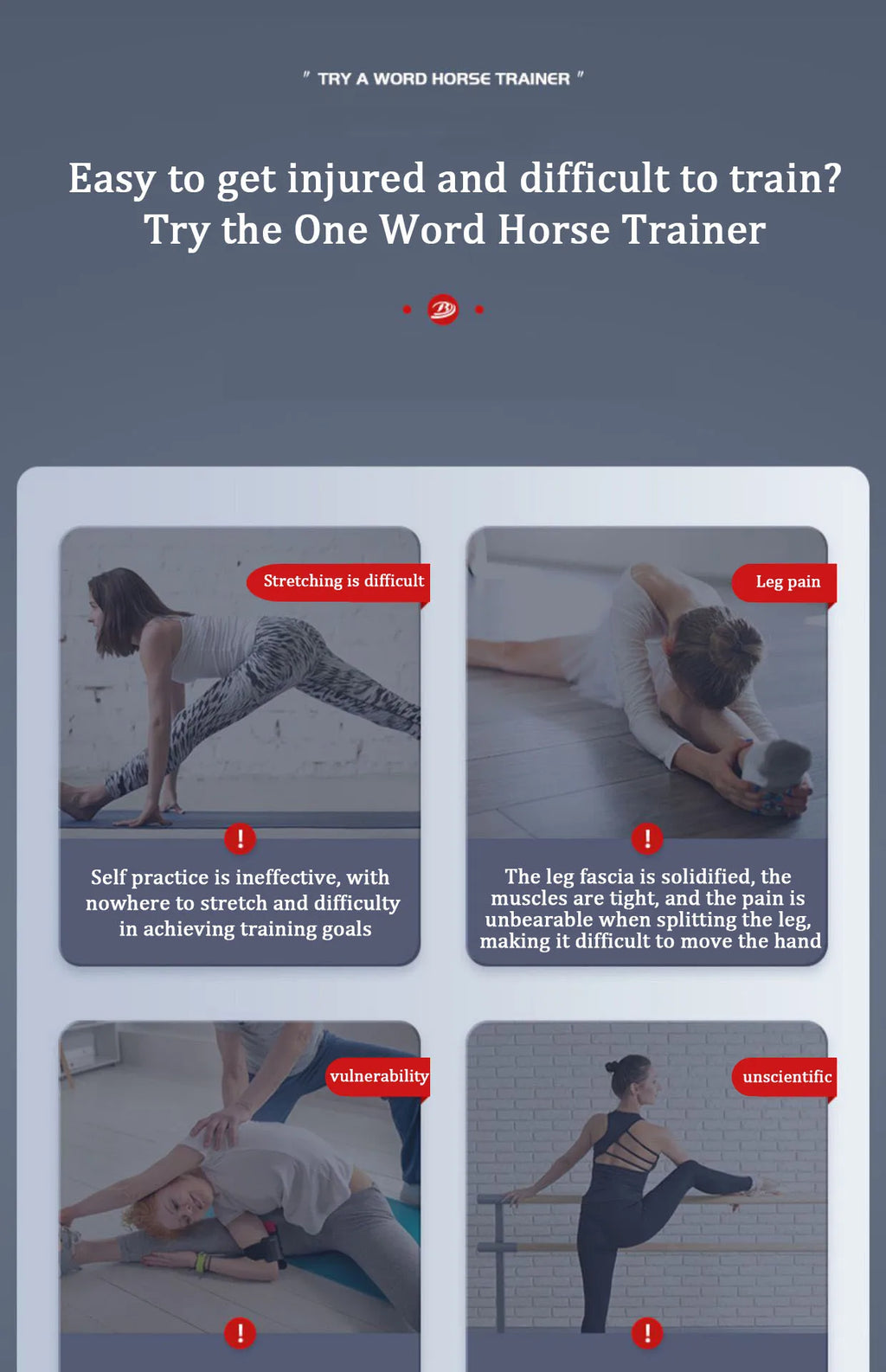 Leg Trainer Stretching Artifact Fitness Equipment Machine Physical Exercise Sports Home Gym Splitting Splitting The Hips Workout