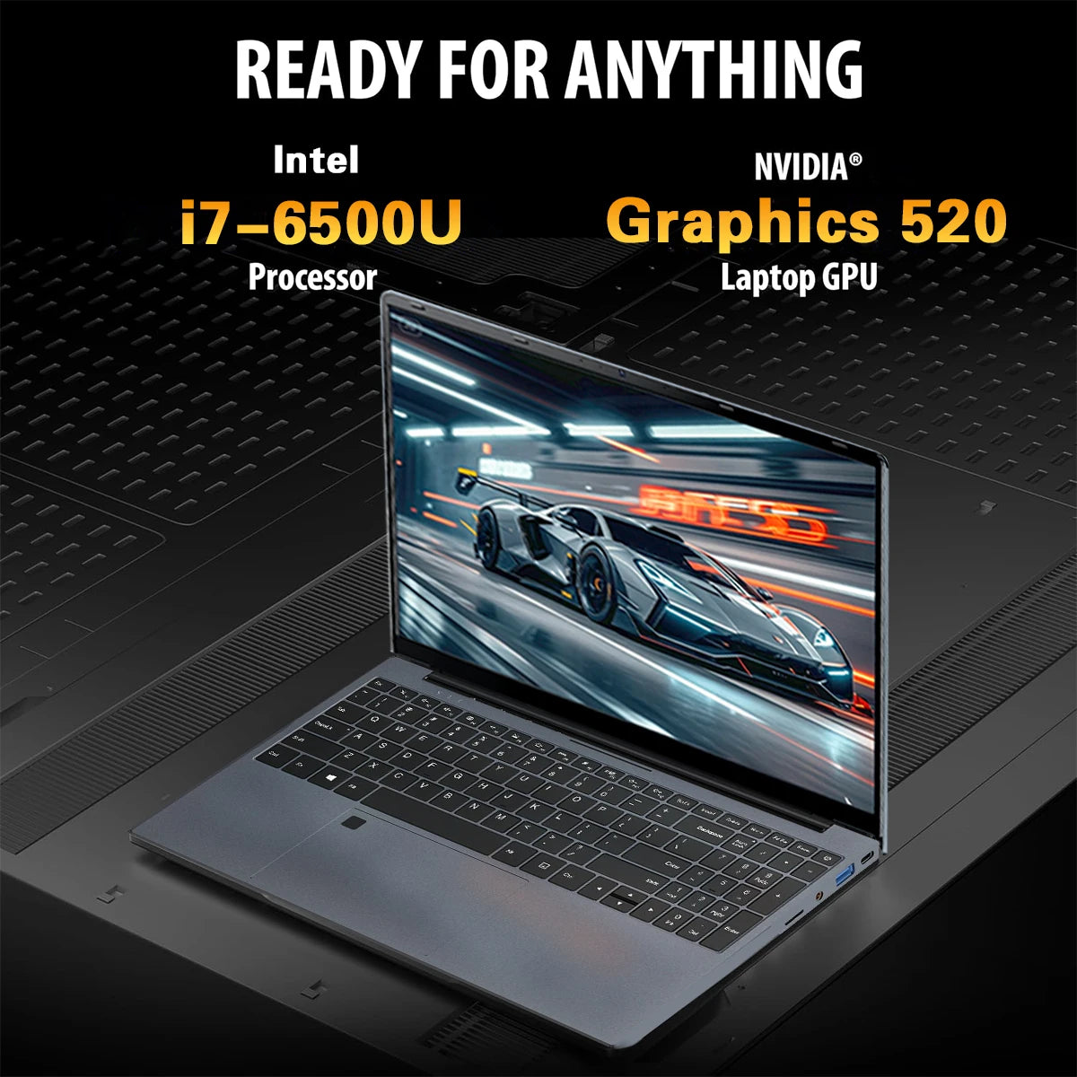 ACEKAMAS 15.6" Computer Laptop Intel Core i7 6500U Windows 11 Pro Gamer Laptops Office Study 16GB DDR4 1TB SSD 1080P Notebook PC