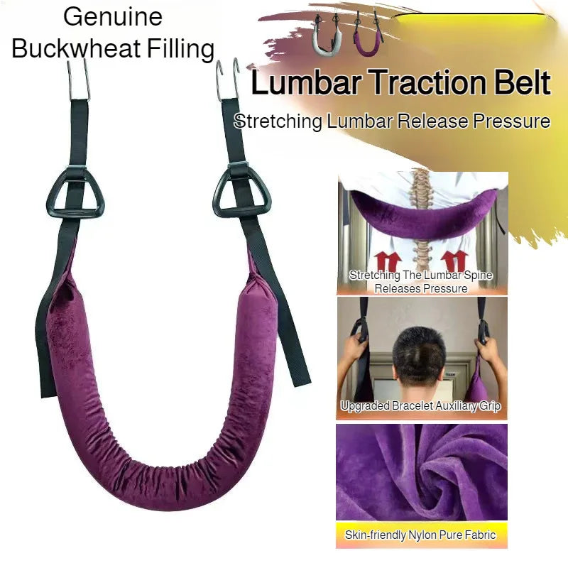 Home Lumbar Traction Belt Horizontal Bar Stretch Lumbar Suspension Belt Auxiliary Disc Protrusion Stretching Soothing Waist Belt
