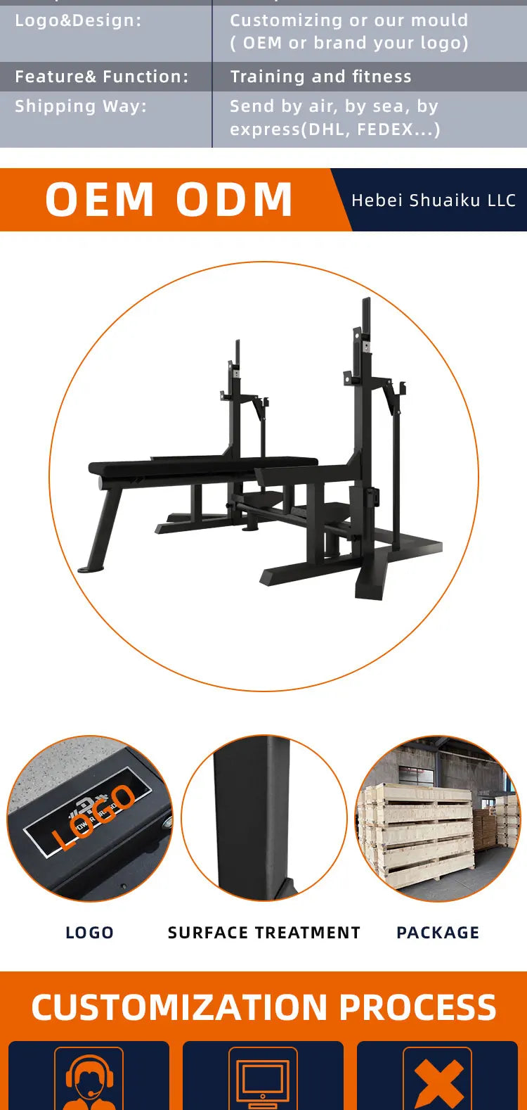 Gym Home Equipment Weightlifting Heavy Duty Adjustable Gym Bench IPF Combo Rack - Competition fitness accessories 2