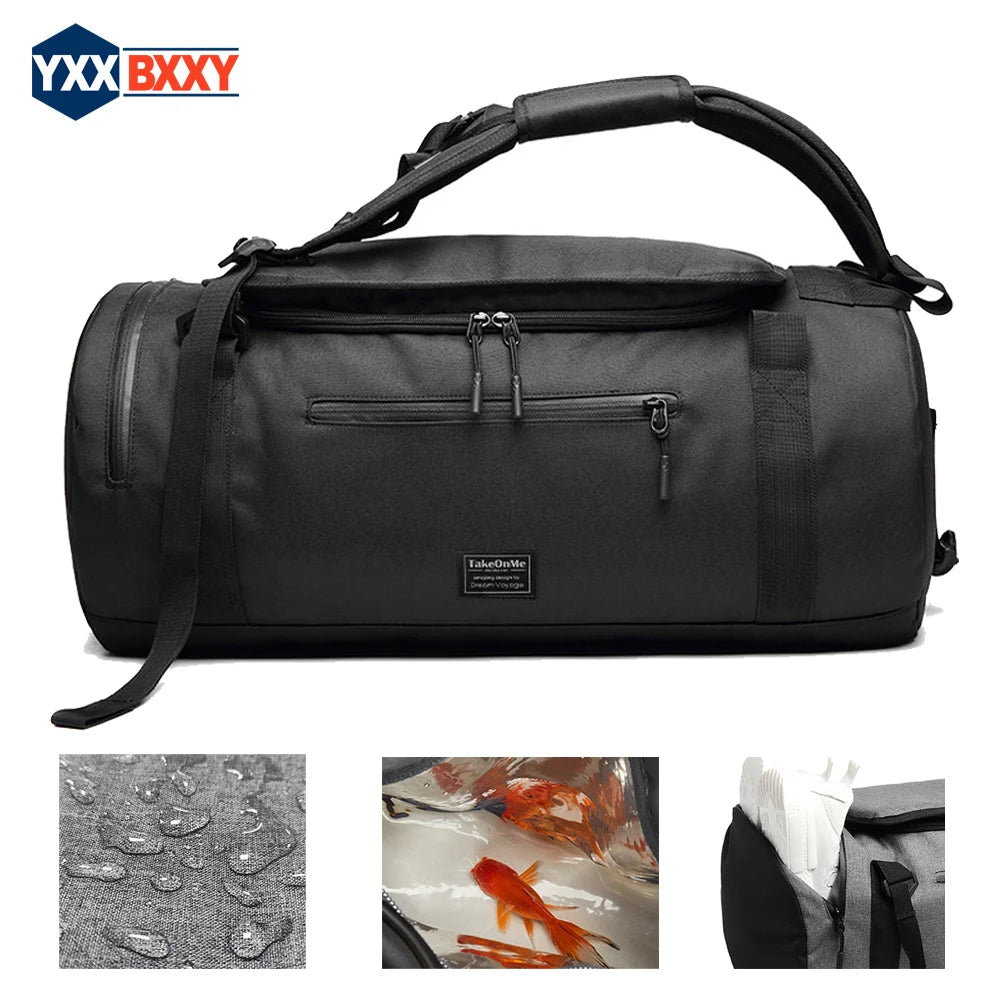 Gym Bags Large Gym Backpack Multiple Pockets Sport Duffle Bags with Shoe & Wet Compartment for Workout Travel Weekend Overnight