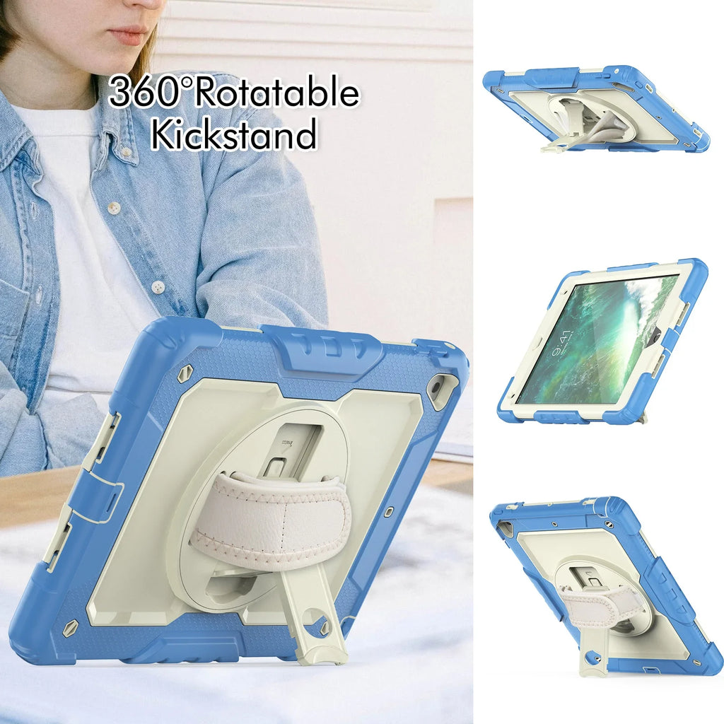 360 Rotating Tablet Case for IPad Air 4 5 10th 10.9 2022 Mini 6 Pro 9.7 9th 8th 7th 10.2 11 2020 2021 2018 Protective Cover
