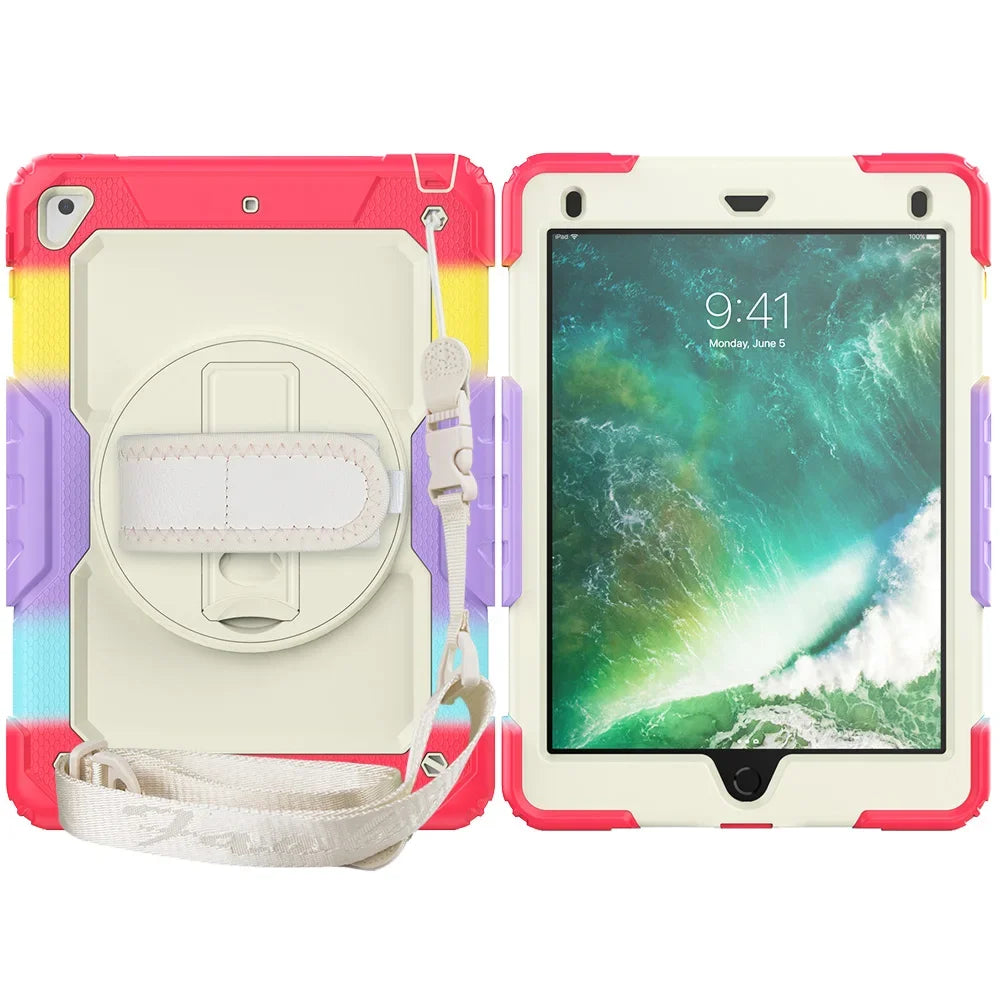 360 Rotating Tablet Case for IPad Air 4 5 10th 10.9 2022 Mini 6 Pro 9.7 9th 8th 7th 10.2 11 2020 2021 2018 Protective Cover