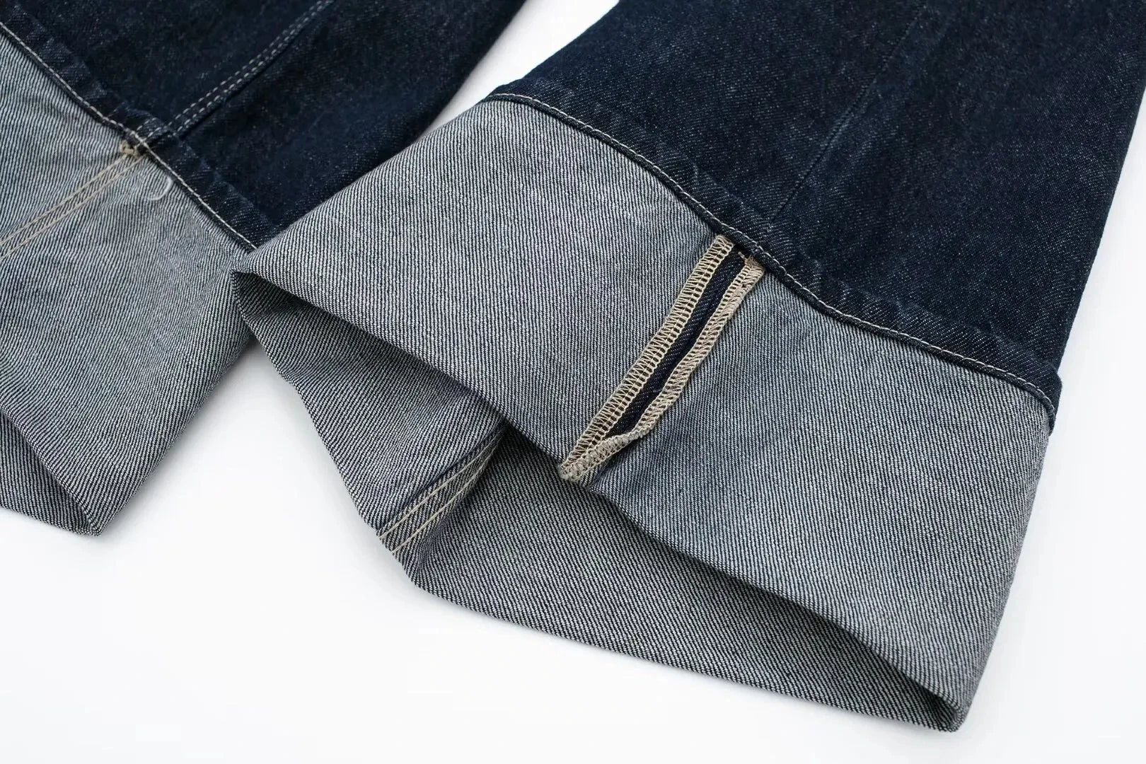 HH Women Fashion Denim Set Casual Lapel Long Sleeve Crop Jacket Buttons Female Vintage Wide Leg Loose Jeans Long Pants