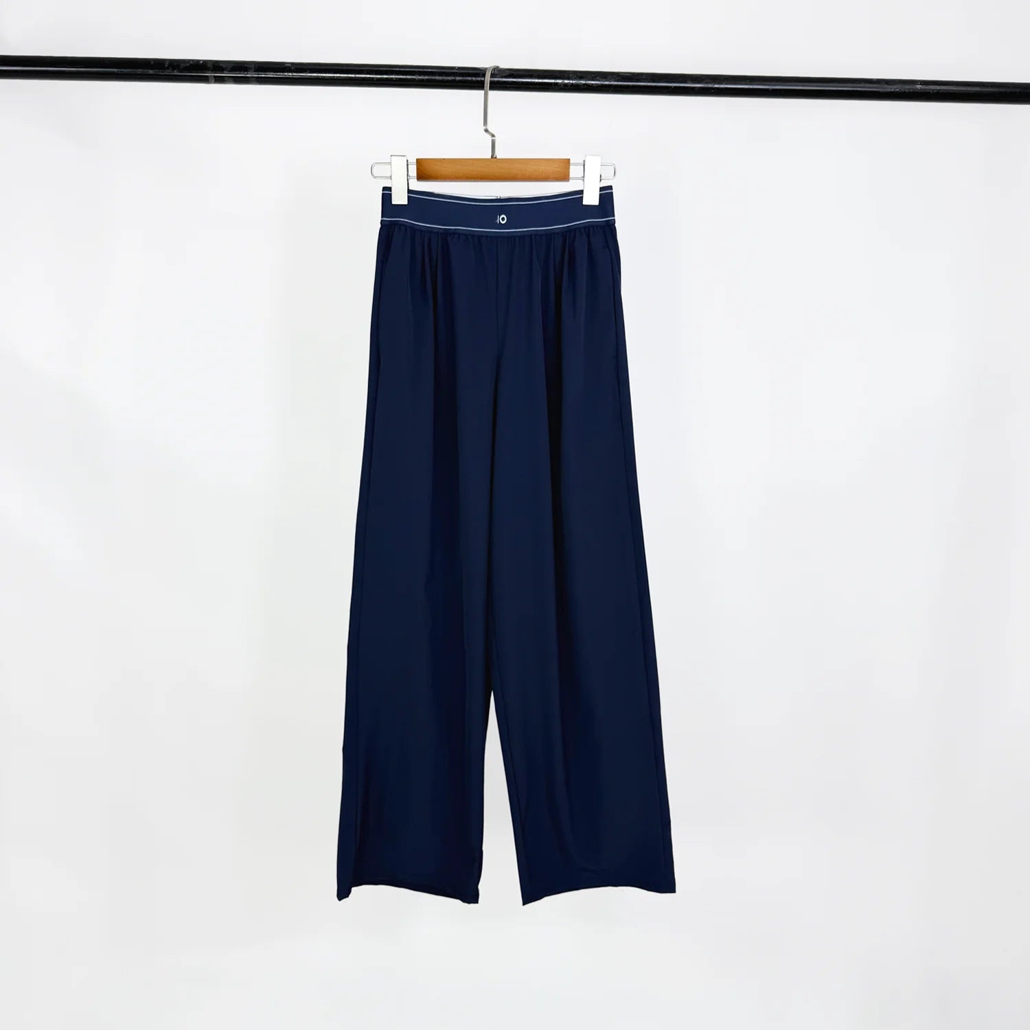 Summer Thin Qui Dry Breathable Loose Casual Pants Women's Slimming High Waist Elastic Waist Polyester Fiber Casual Trousers