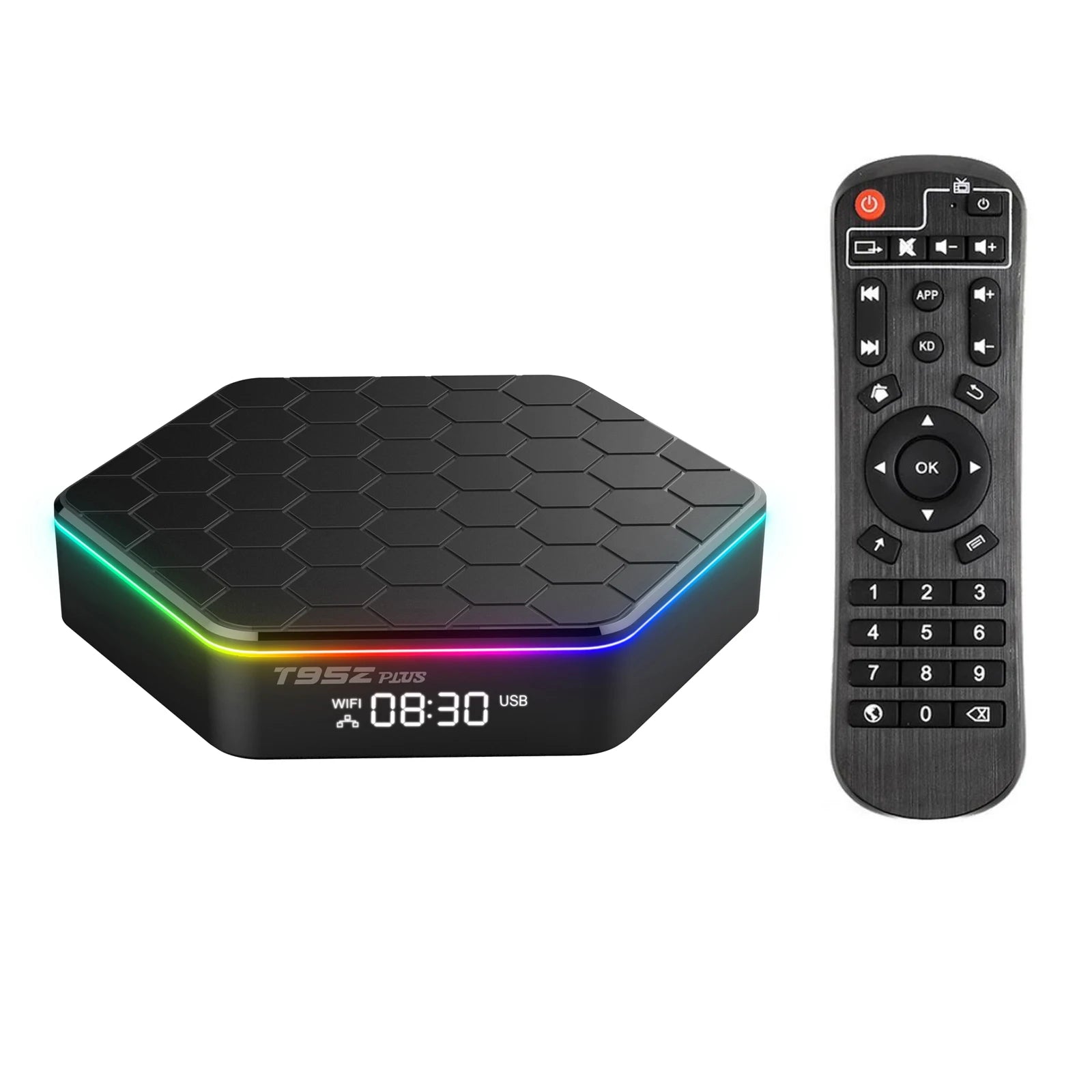 T95Z Plus Android 12.0 Smart TV Box Allwinner H618 Quad-core 4K Media Player 6K Decording H.265 VP9 Dual Band WiFi6 BT5.0 Digita