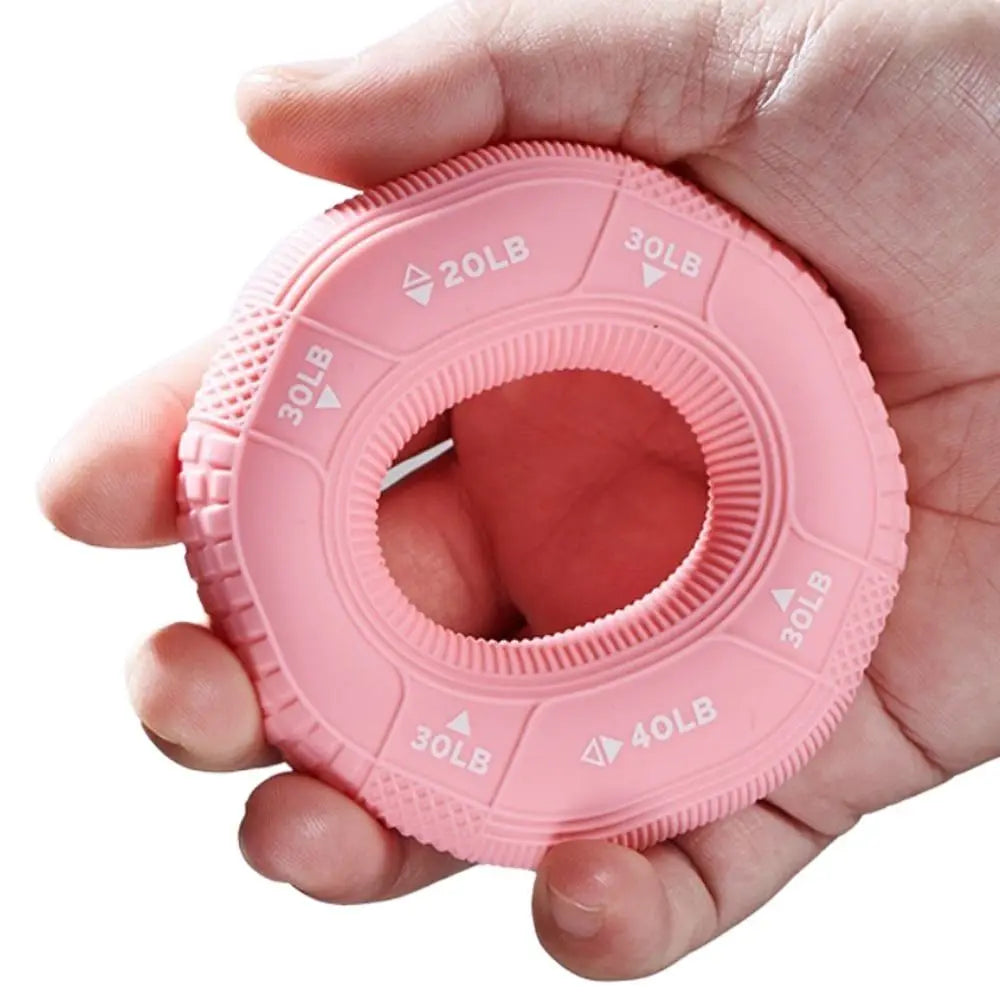 Carpal Expander 20-90LB Hand Grip Ring Portable Silicone Finger Trainer Grip Exerciser Muscle Finger Forearm Trainer Athlete